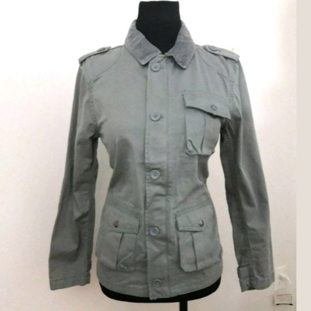 Epic Threads Cotton Basic Jacket Gray Cast Iron W… - image 3